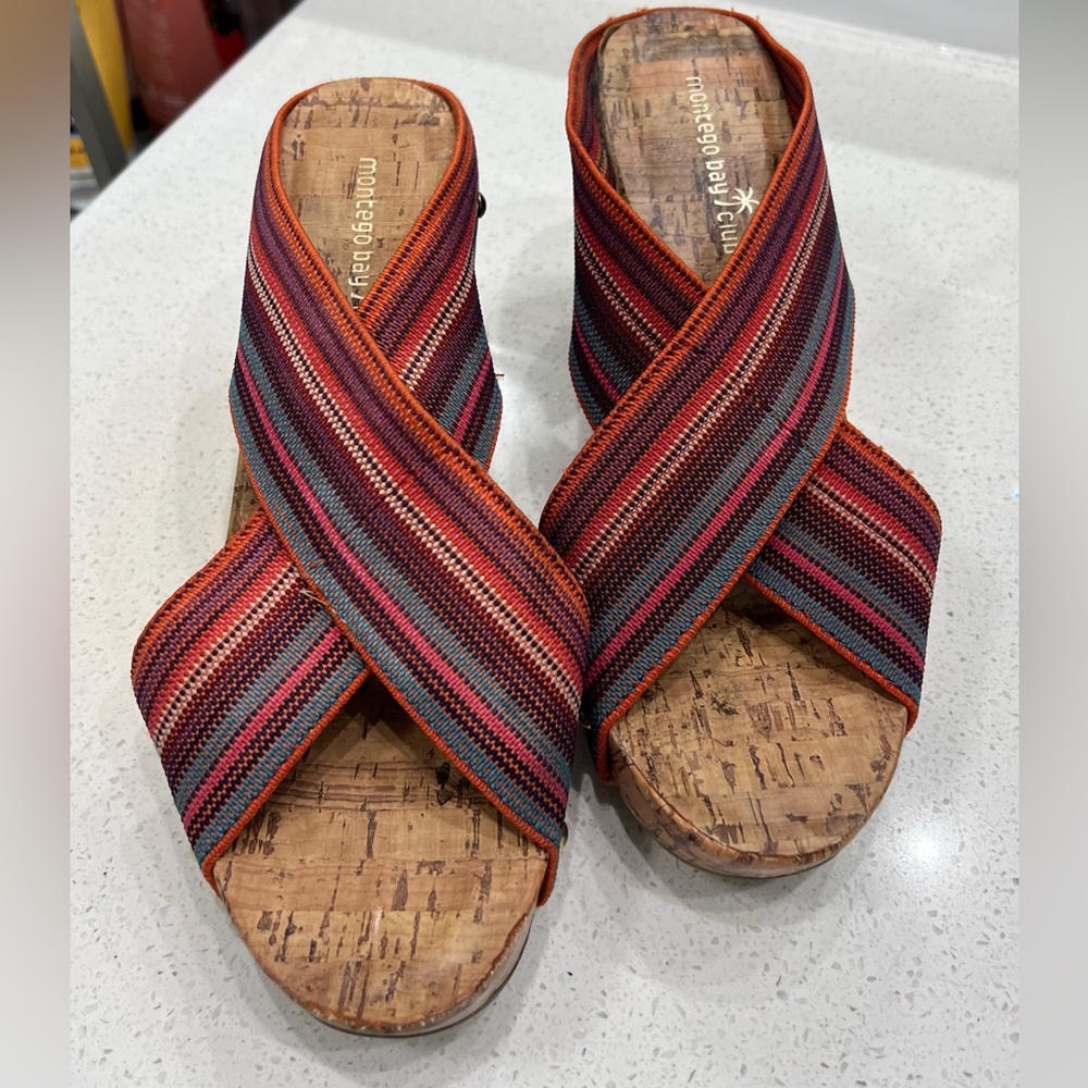 Size 9 Montego Bay Club Wedge sandals